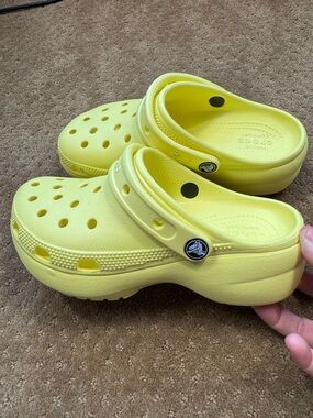 Crocs platform women shoes